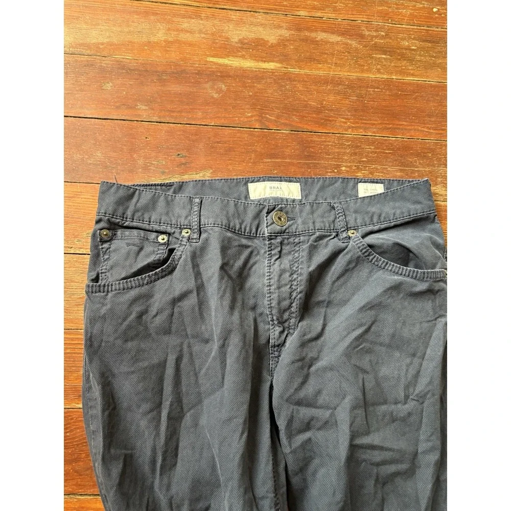 Brax Pants Men's Blue Chuck Modern Fit Stretch Cotton Jeans Chino 30x30